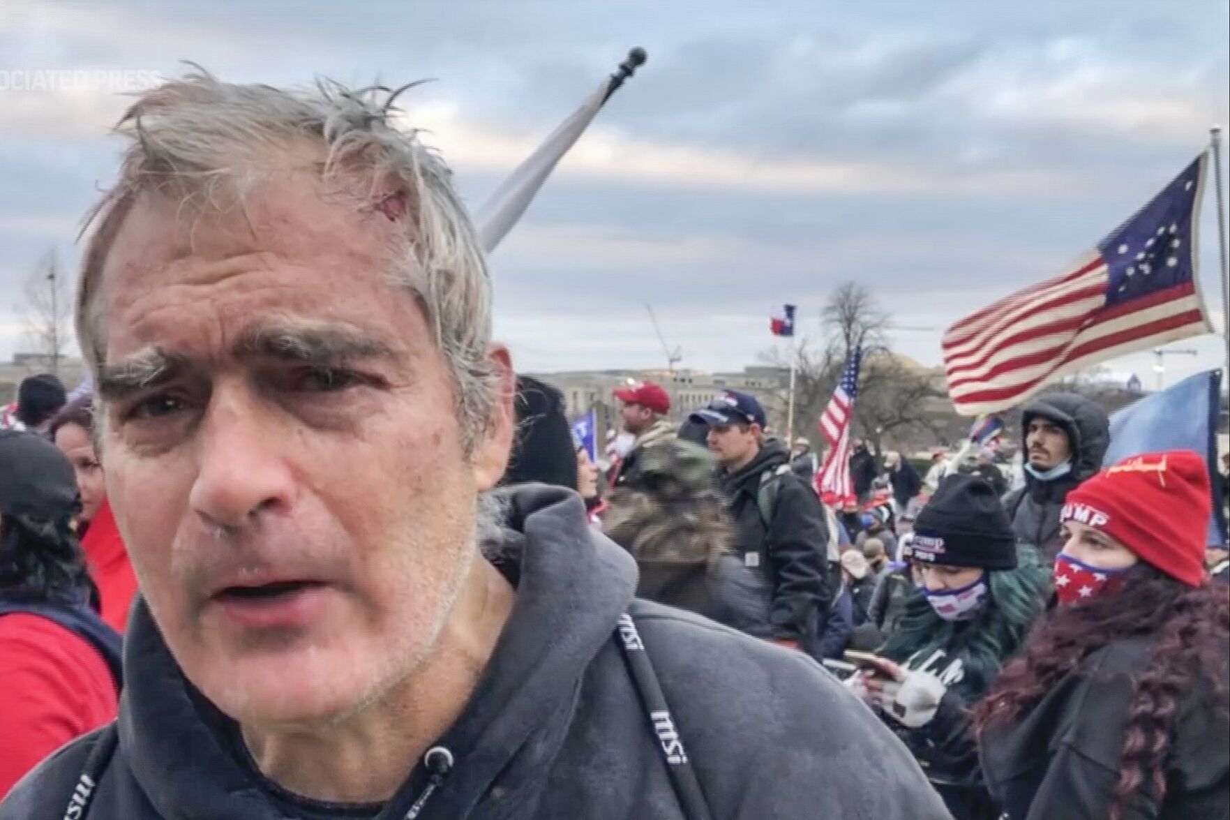 Vincent Gillespie during Capitol siege